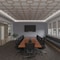 Ekena Millwork 39W x 39H x 38T Small Olivia Decorative Fretwork Wood Ceiling Panels, Hickory CELW39X39X0375OLVHI - alternate 3